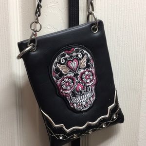 Long cross body little purse